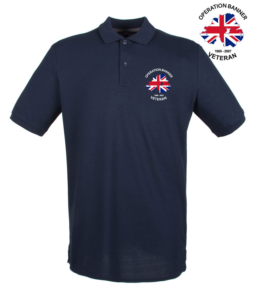 OP BANNER VETERAN Embroidered Polo Shirt