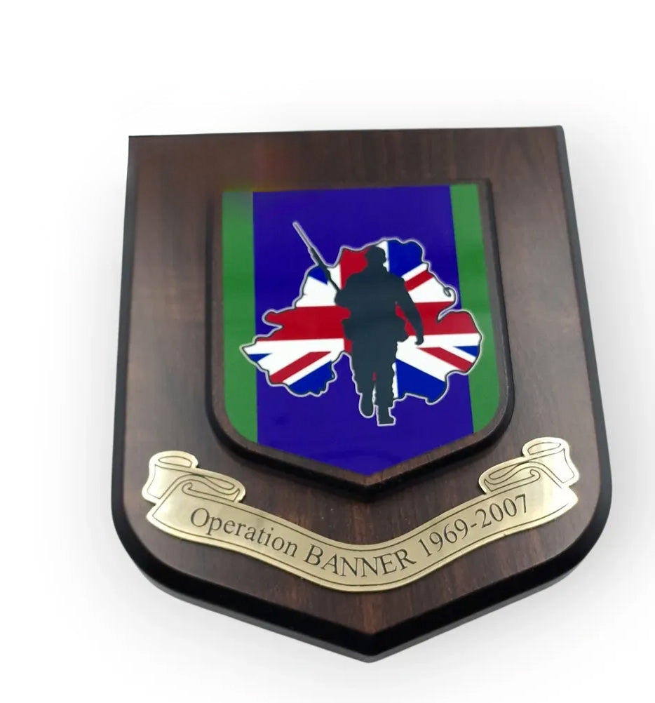 OP BANNER Wall Shield