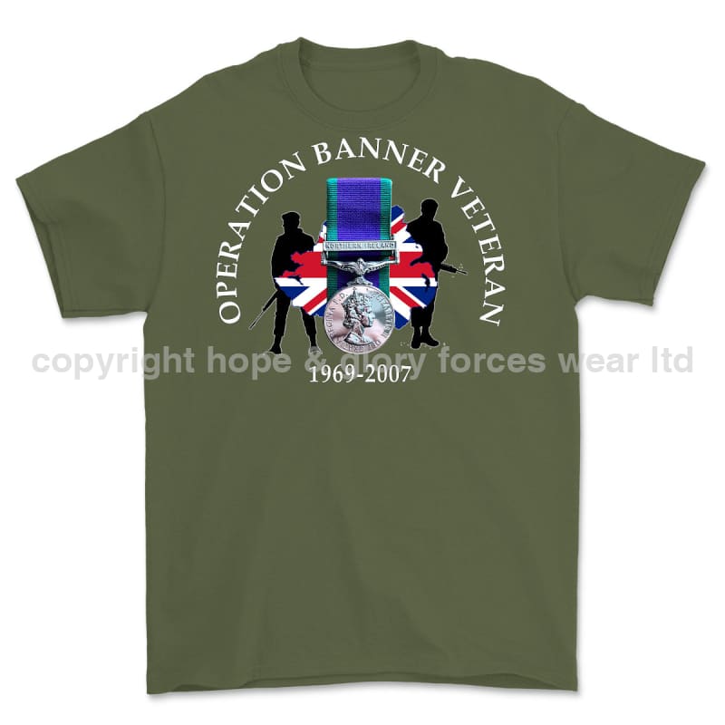 OP Banner Veteran GSMNI Printed T-Shirt