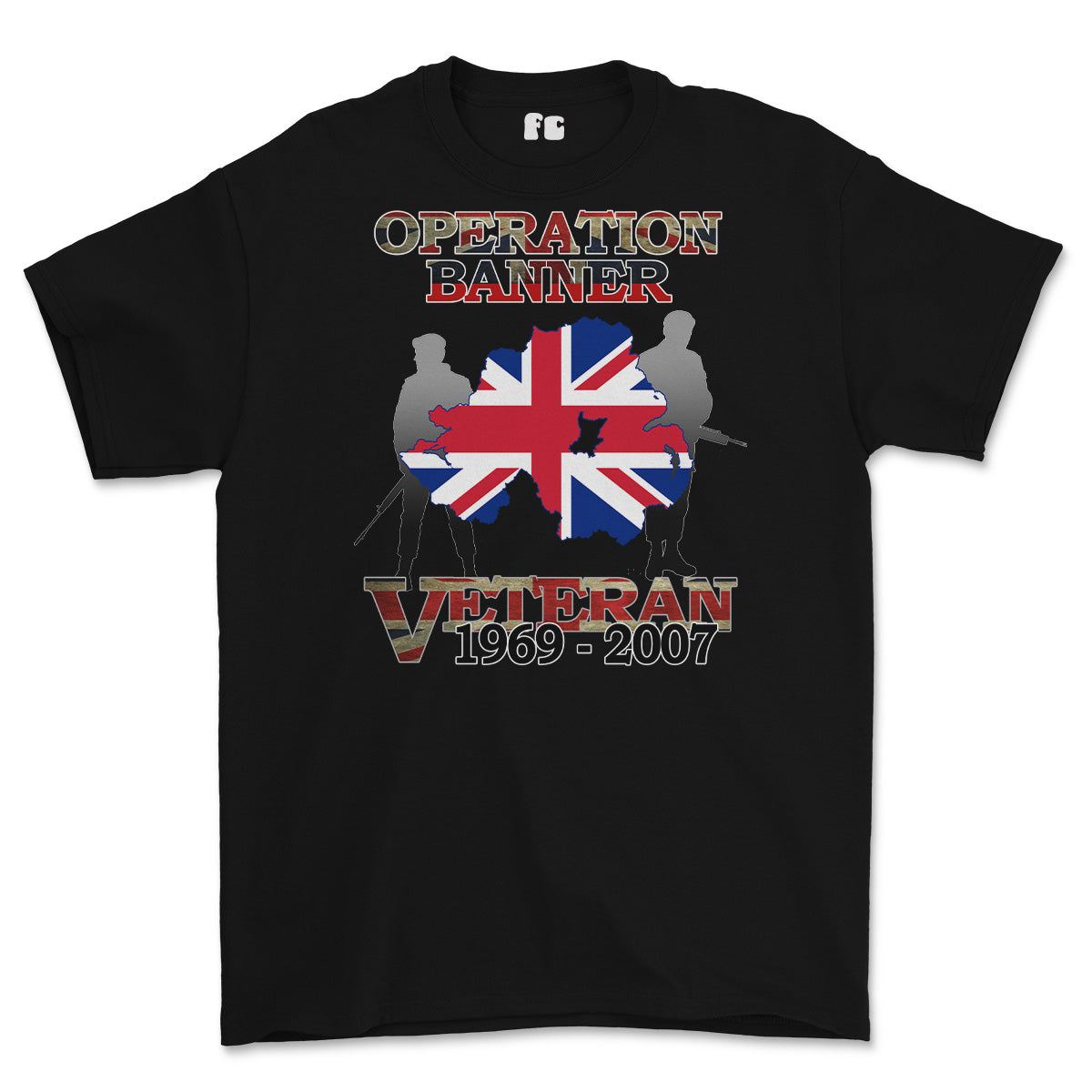 OP Banner Veteran Printed T-Shirt