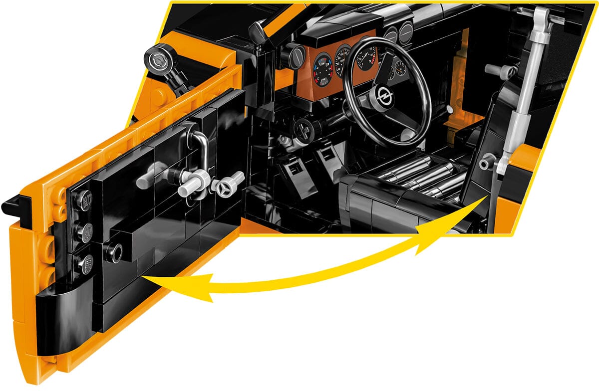 Opel Manta A GT/E 1974 brick model car