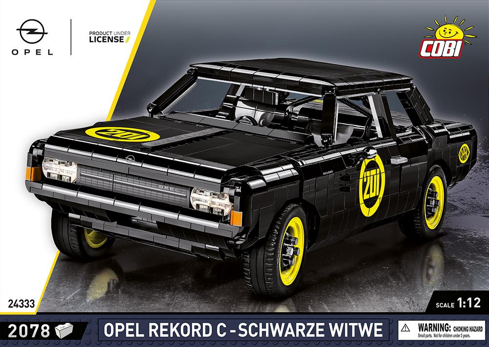Opel Record C-Schwar brick car model - COBI 24333 - 2078 bricks