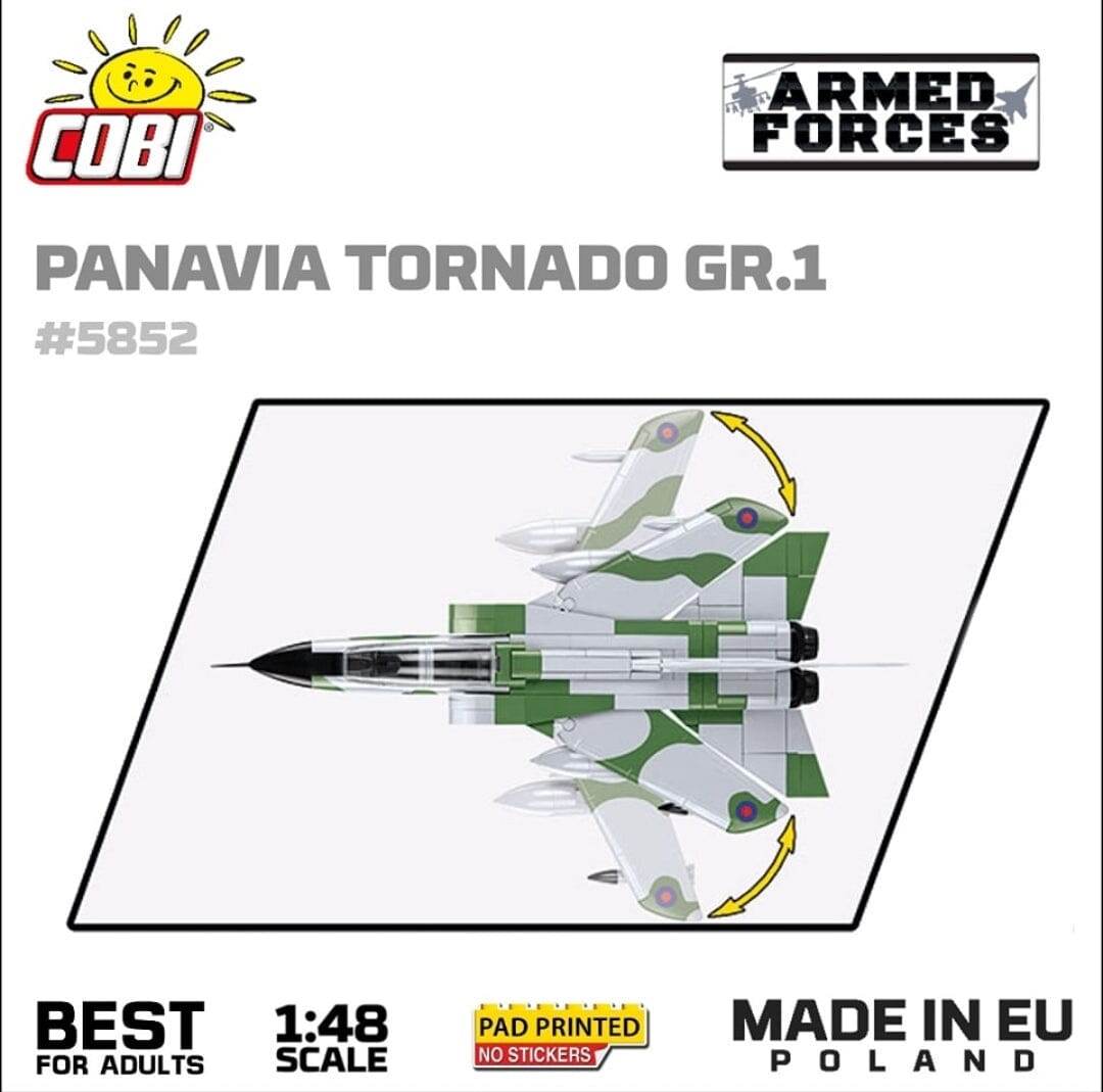 Panavia Tornado GR.1 RAF brick plane model