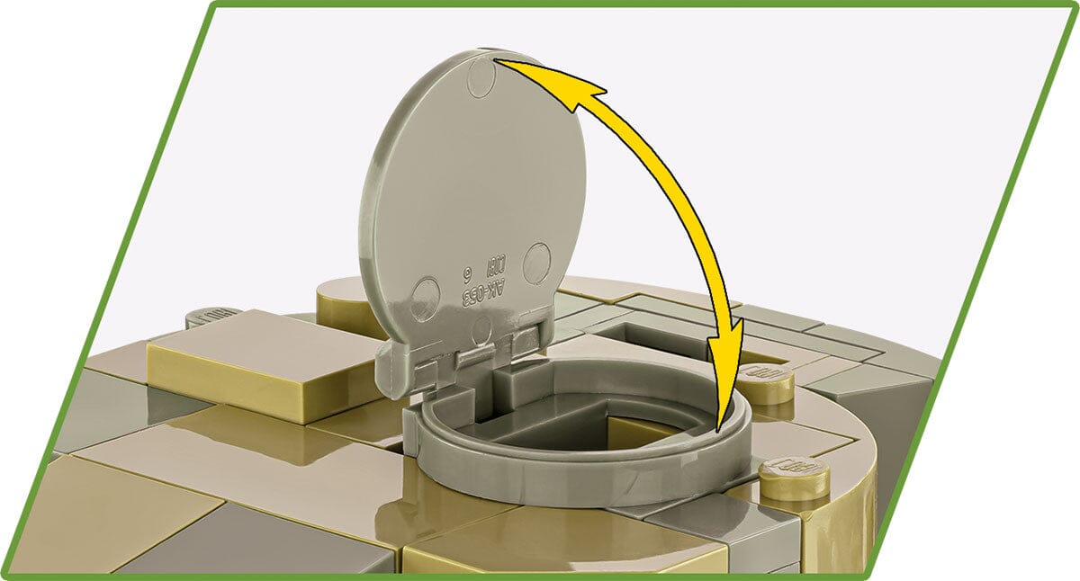 Panzer VI Tiger No. 131 The Tank Museum brick tank model