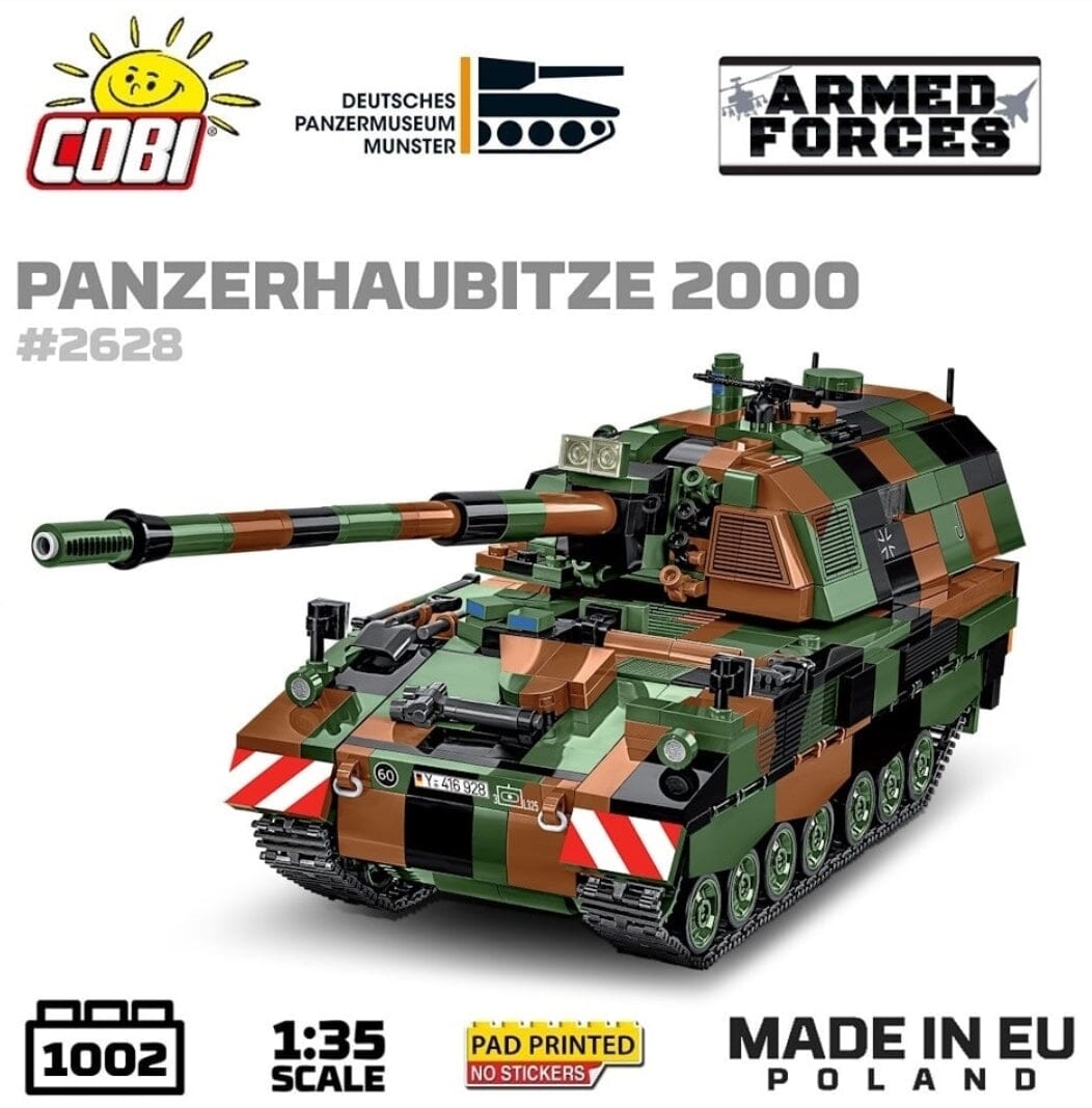 Panzerhaubitze 2000 brick tank model
