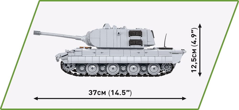 Panzerkampfwagen E-100 brick tank model