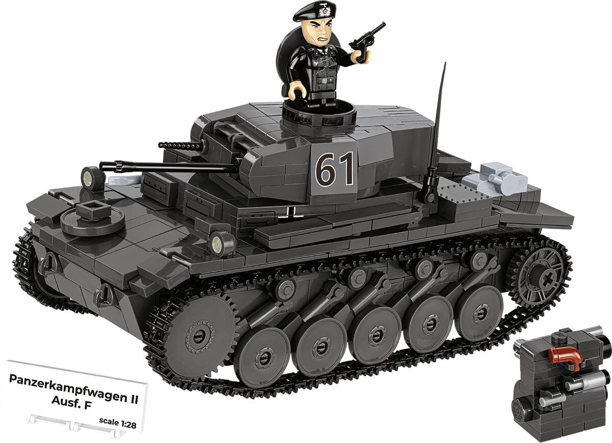Panzerkampfwagen II Ausf. F brick tank model