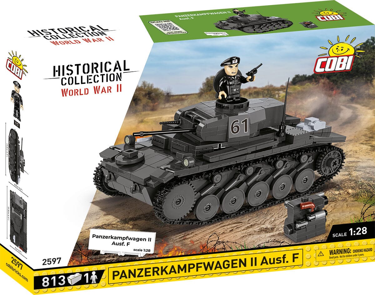 Panzerkampfwagen II Ausf. F brick tank model