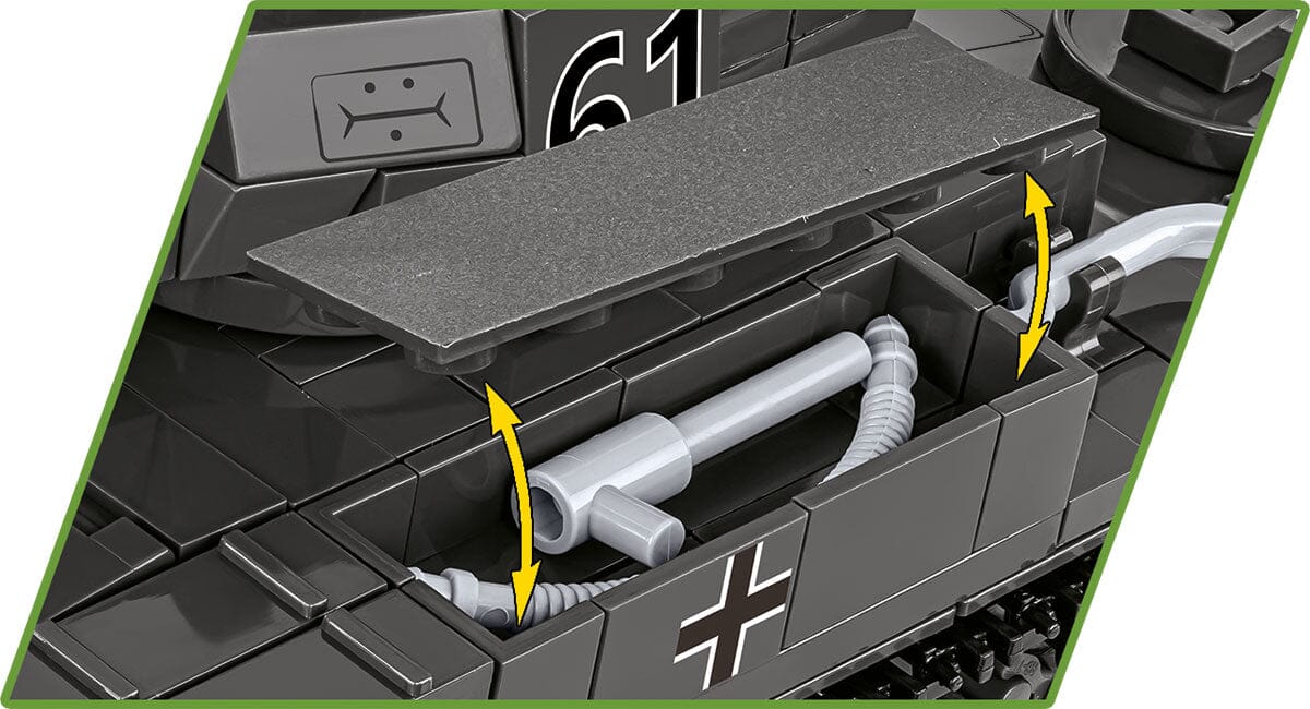 Panzerkampfwagen II Ausf. F brick tank model