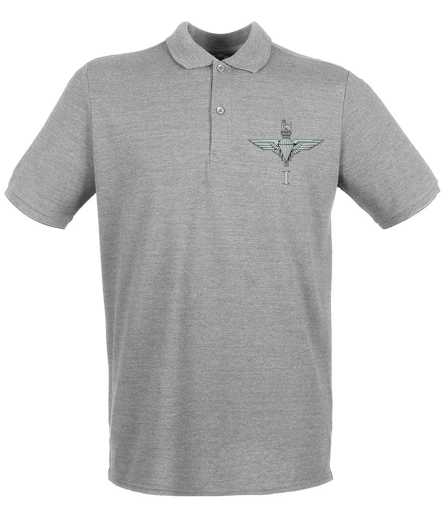 Parachute Regiment 1 PARA Embroidered Pique Polo Shirt
