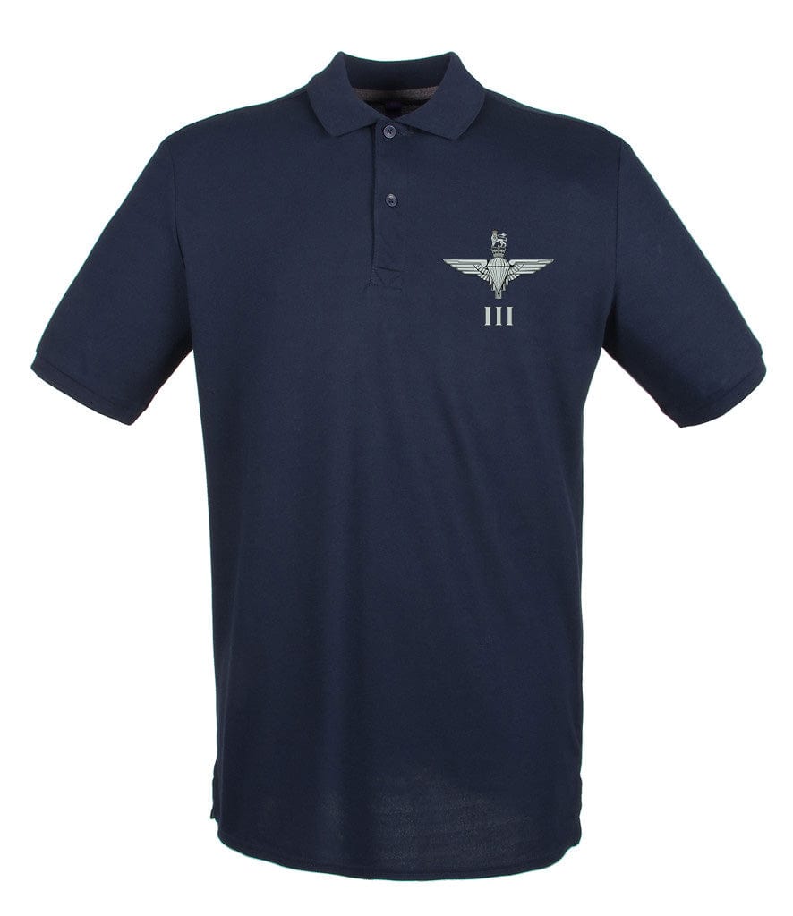 Parachute Regiment 3 PARA Embroidered Pique Polo Shirt