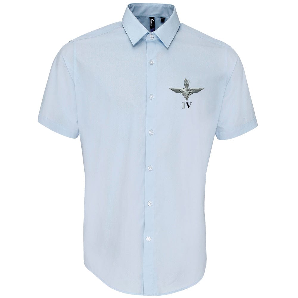 Parachute Regiment 4 PARA Embroidered Short Sleeve Oxford Shirt