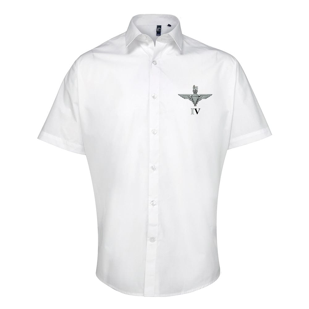 Parachute Regiment 4 PARA Embroidered Short Sleeve Oxford Shirt