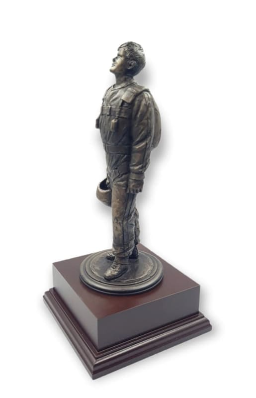 Parachute Display Skydiver Figurine Military Statue