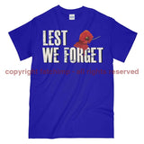 Poppy Lest We Forget Printed Unisex T-Shirt
