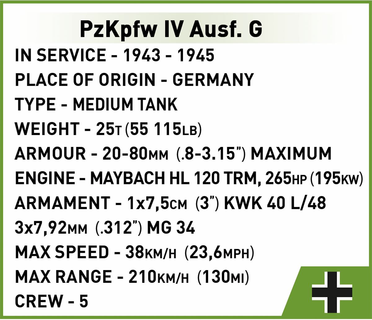 Panzerkampfwagen IV Ausf. G. brick tank model