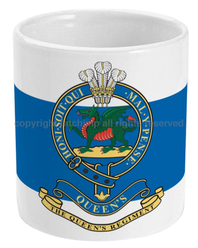 Queen's Regiment Ceramic Mug
