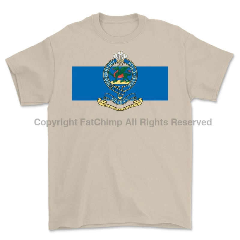 Queen's Regiment Printed T-Shirt