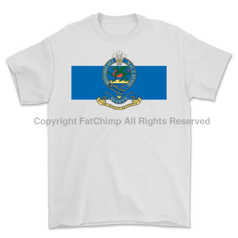 Queen's Regiment Printed T-Shirt