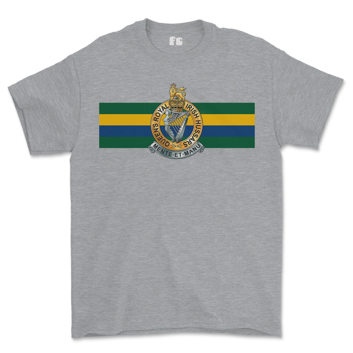 Queens Royal Irish Hussars Colours Printed T-Shirt