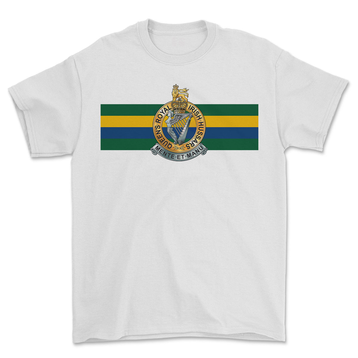 Queens Royal Irish Hussars Colours Printed T-Shirt