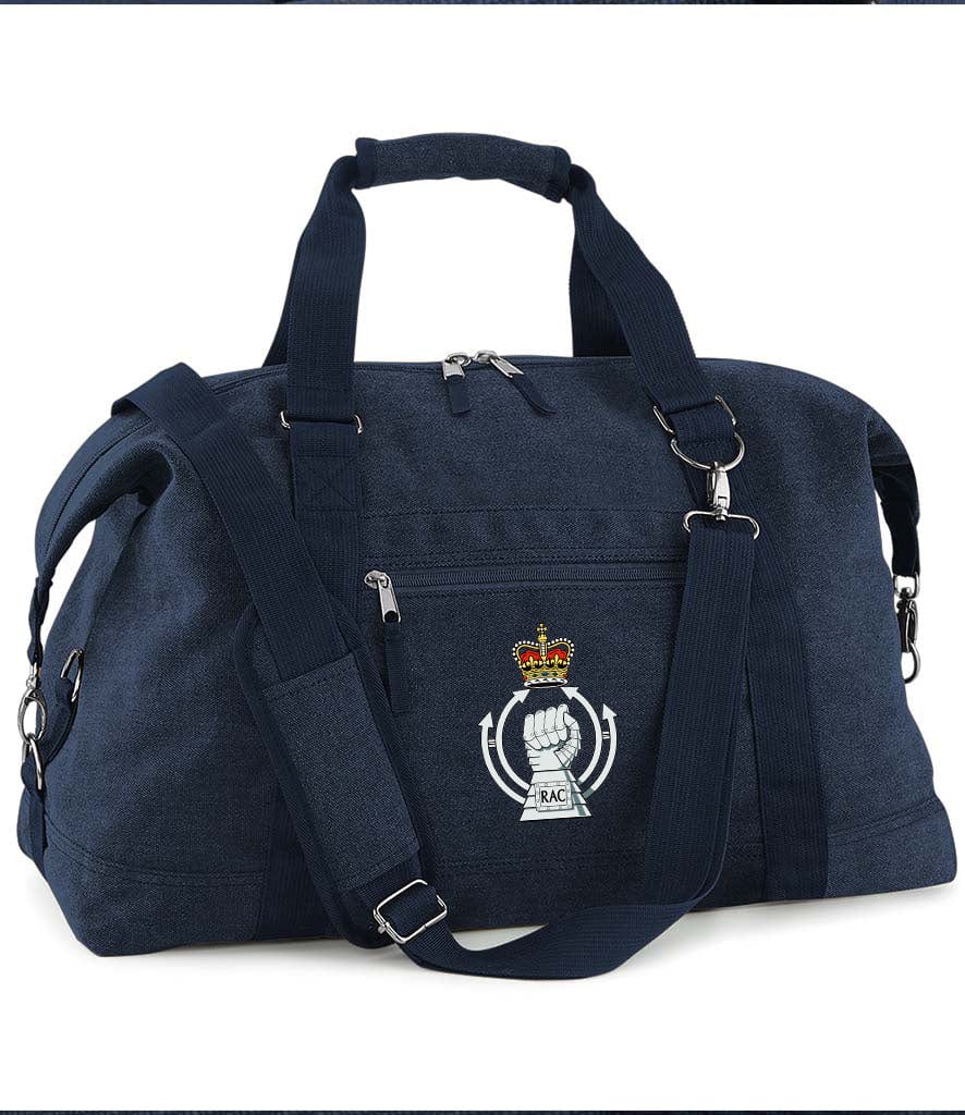 Royal Armoured Corps Vintage Canvas Satchel