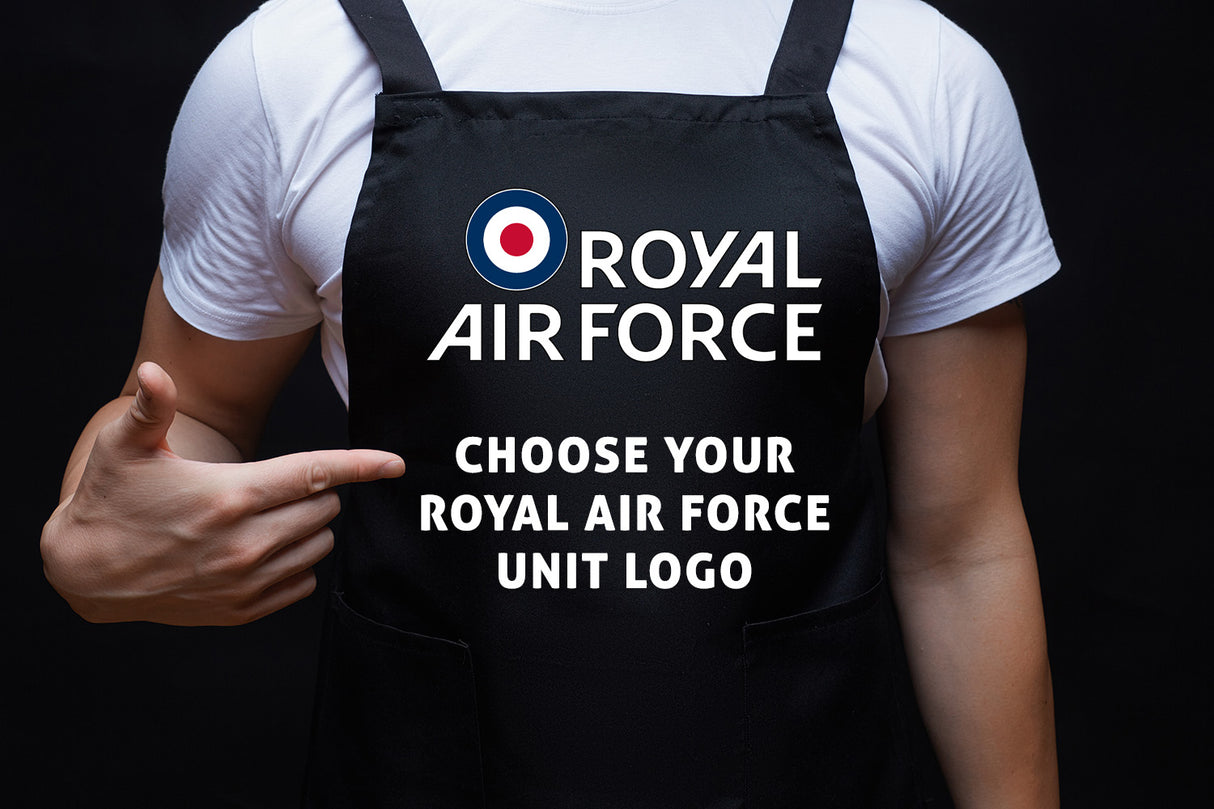 Royal Air Force Units Printed Cotton Unisex Apron