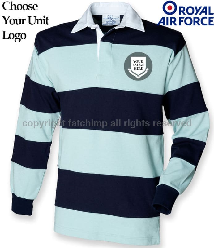 Royal Air Force Units Striped Rugby Shirt