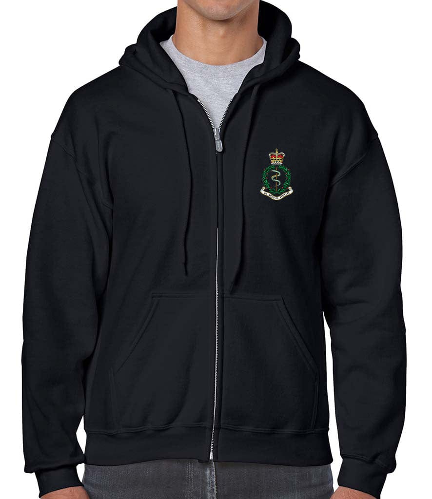 Royal Army Medical Corps Unisex Full Zip Hoodie
