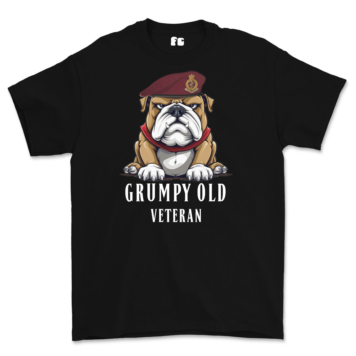 Grumpy Old RAMC Medic Veteran Printed T-Shirt