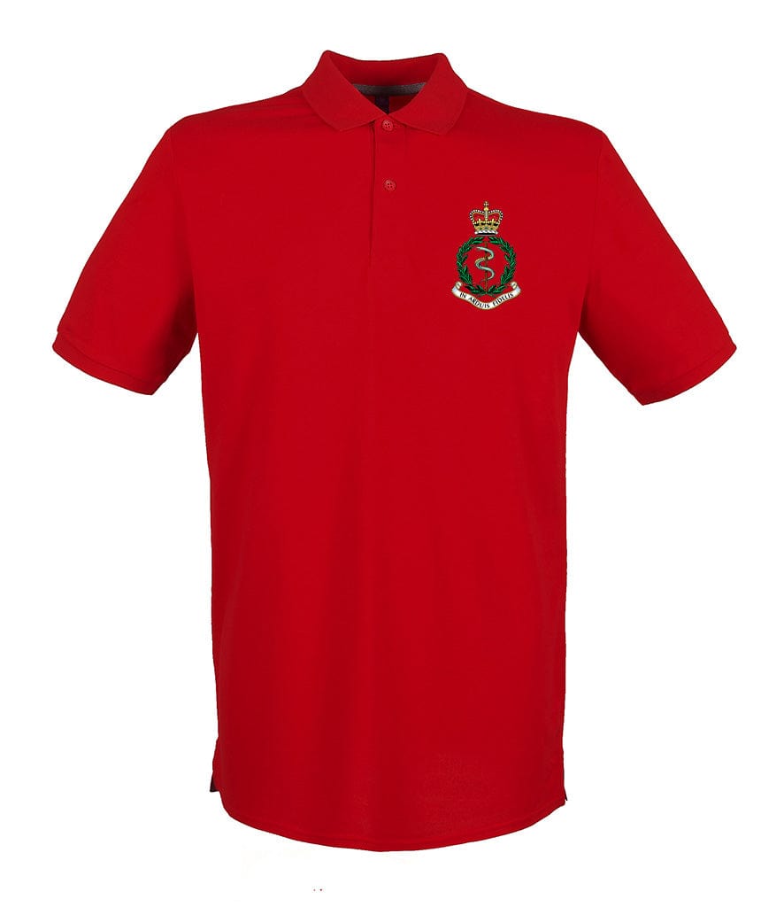 Royal Army Medical Corps Embroidered Pique Polo Shirt