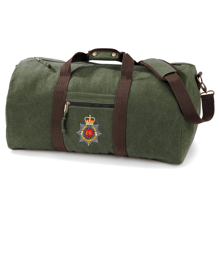 Royal Corps of Transport Vintage Canvas Holdall