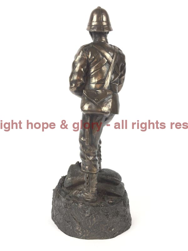 Rorkes Drift Zulu Wars 1879 British Soldier Bronze Statue Military