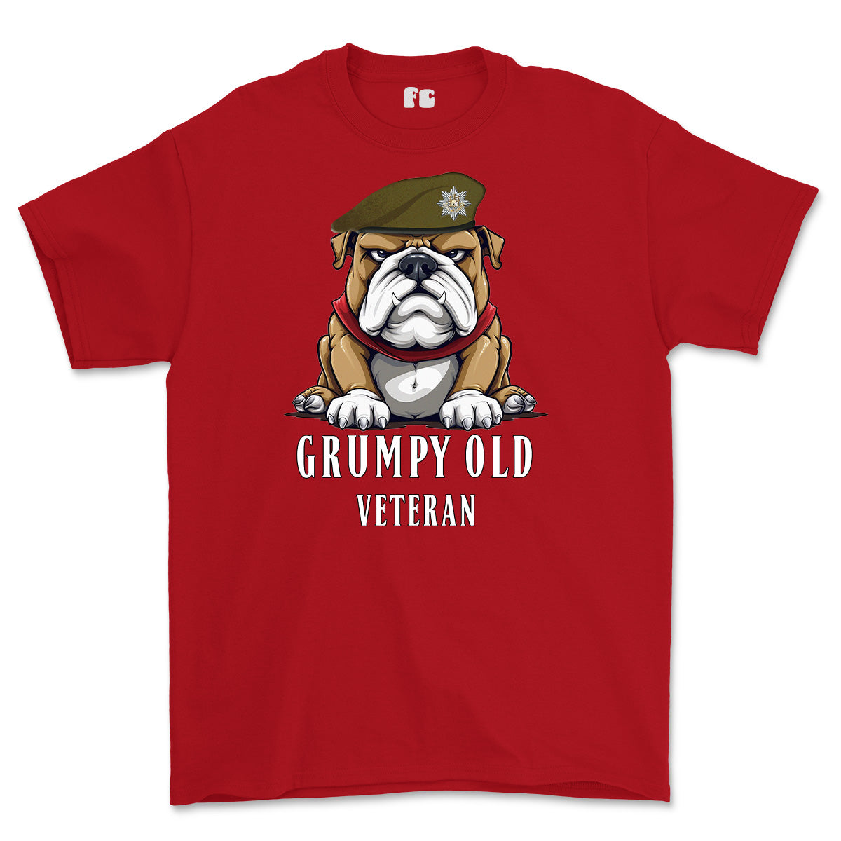 Grumpy Old Royal Anglian Veteran Printed T-Shirt