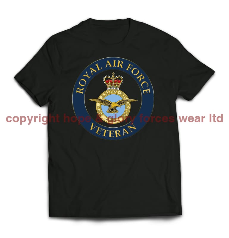 Royal Air Force Veterans Printed T-Shirt