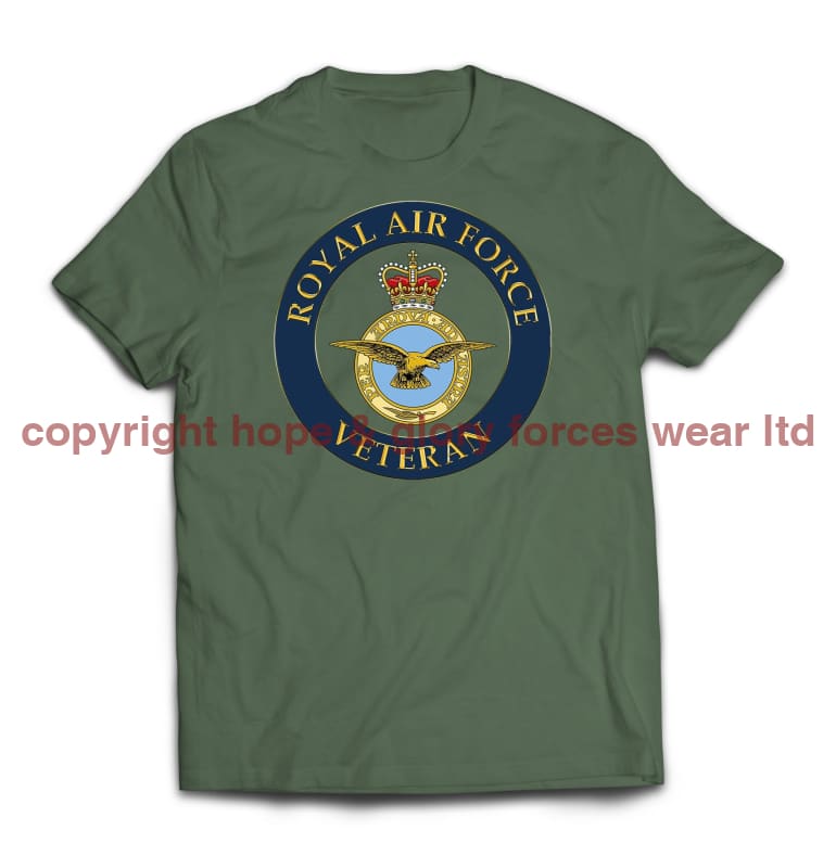 Royal Air Force Veterans Printed T-Shirt