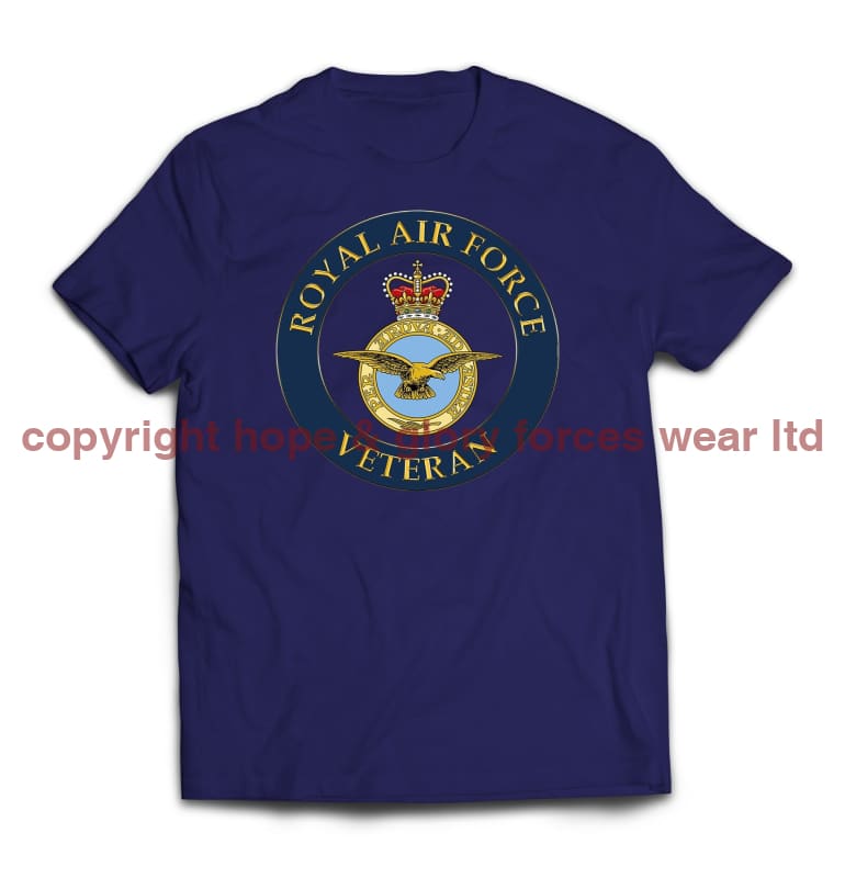Royal Air Force Veterans Printed T-Shirt