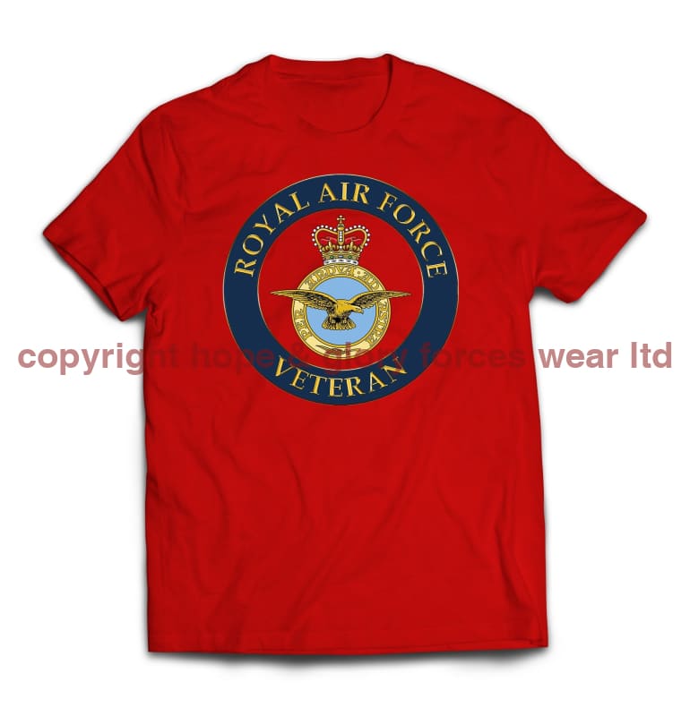 Royal Air Force Veterans Printed T-Shirt