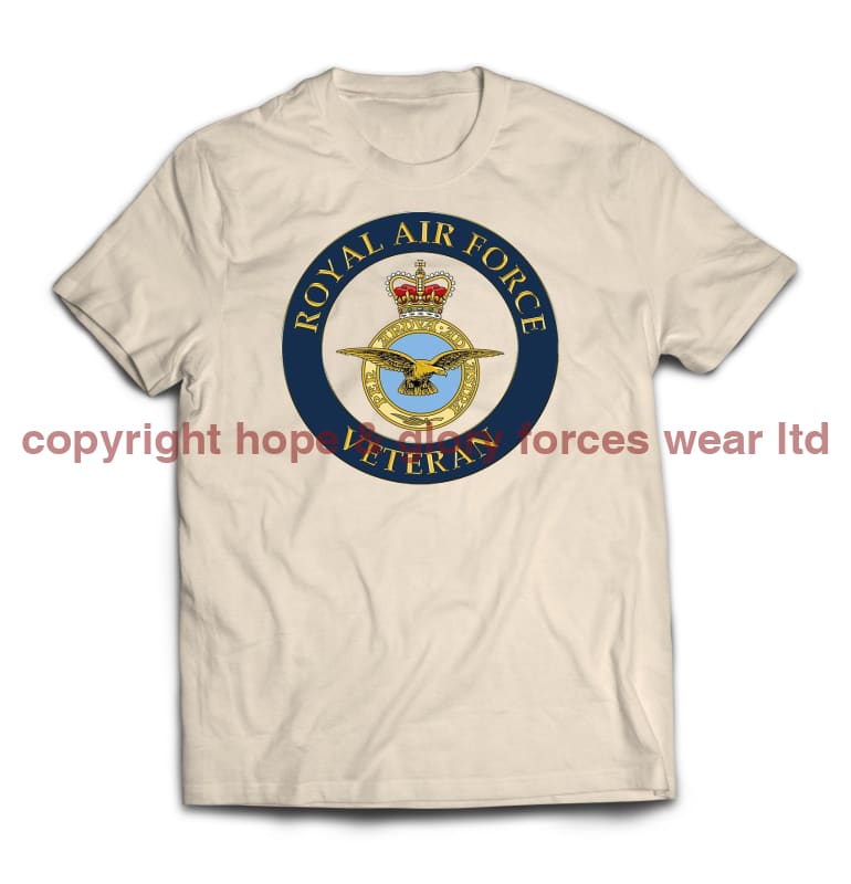 Royal Air Force Veterans Printed T-Shirt