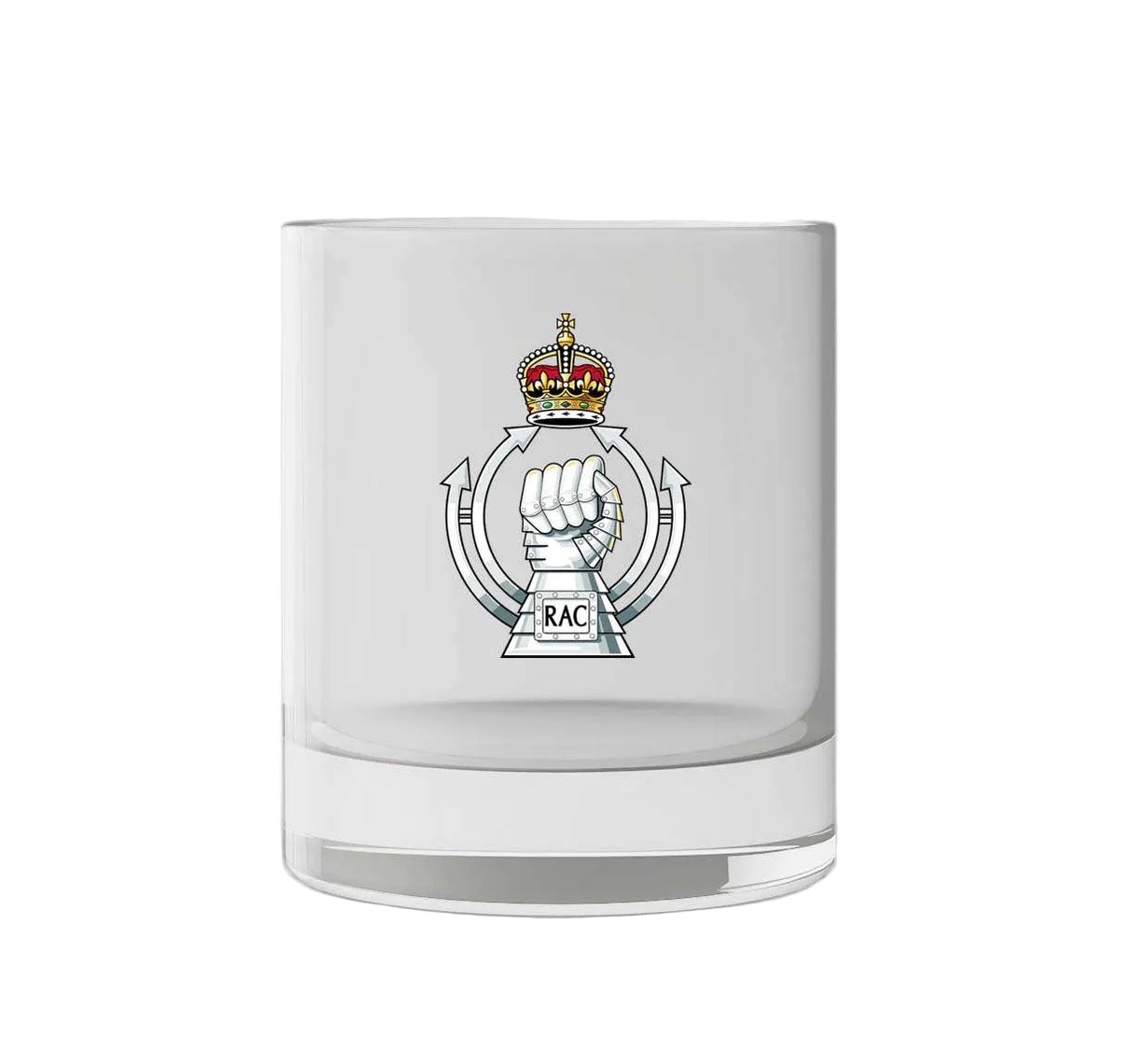 Royal Armoured Corps Whisky and Spirit Glass - King's Crown
