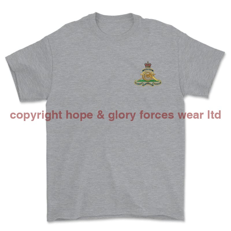 Royal Artillery Embroidered or Printed T-Shirt