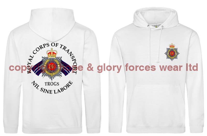 Royal Corps Of Transport Trogs Double Side Printed Hoodie