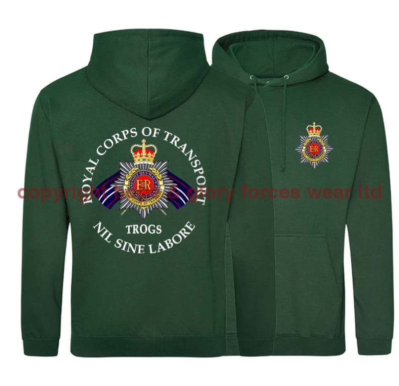 Royal Corps Of Transport Trogs Double Side Printed Hoodie