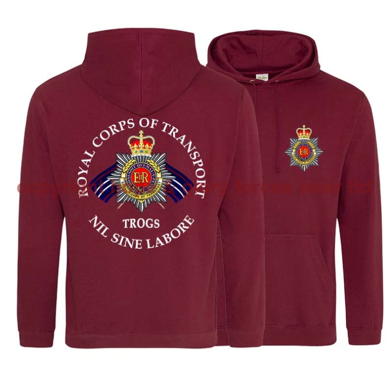 Royal Corps Of Transport Trogs Double Side Printed Hoodie