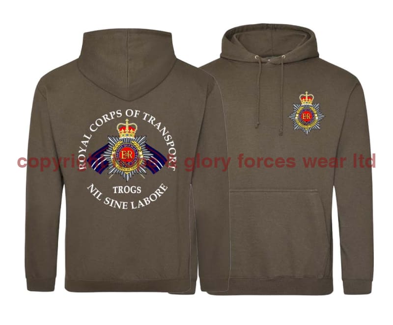 Royal Corps Of Transport Trogs Double Side Printed Hoodie