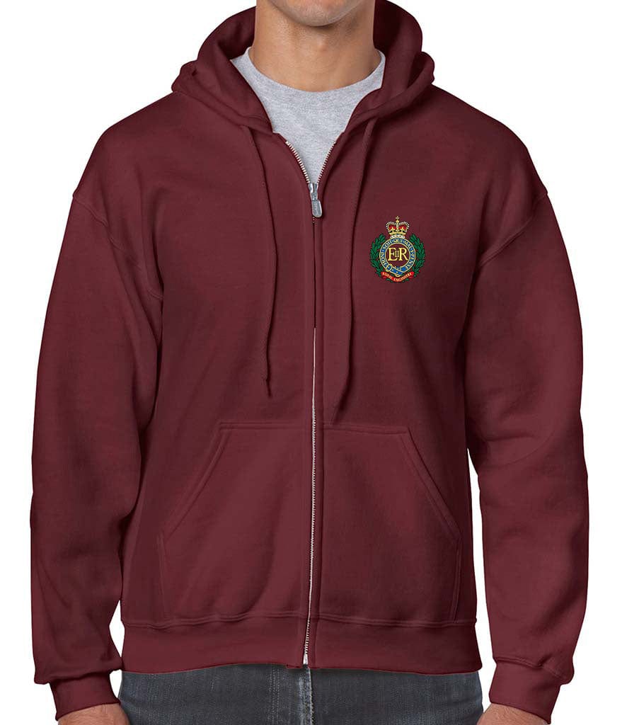 Royal Engineers Unisex Full Zip Hoodie