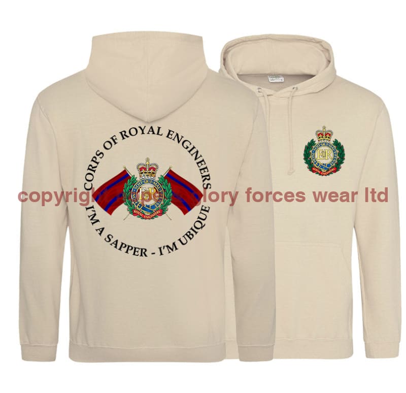 Royal Engineers I'm A Sapper Double Side Printed Hoodie