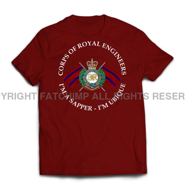 Royal Engineers I'm A Sapper Printed T-Shirt