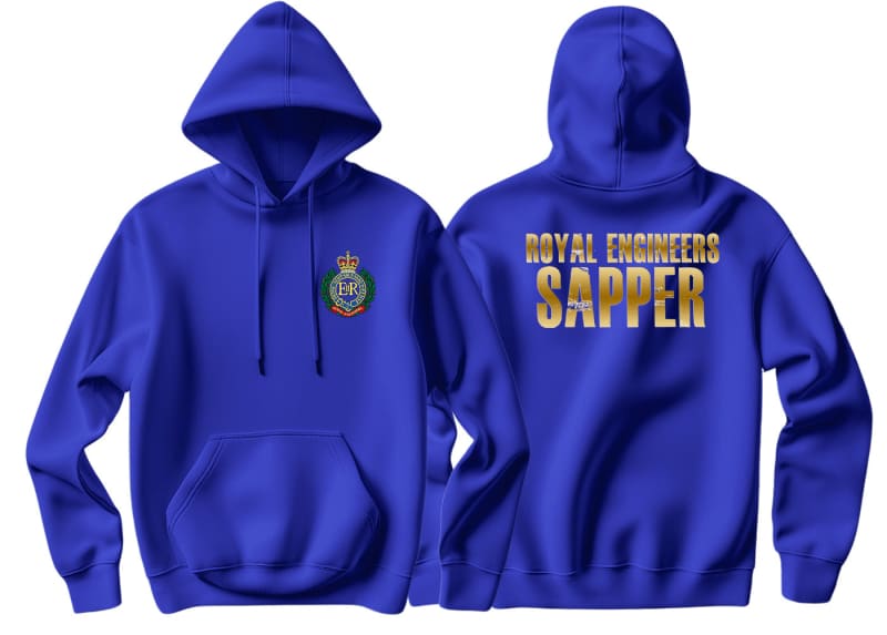 Royal Engineers Sapper Double Side Printed Hoodie
