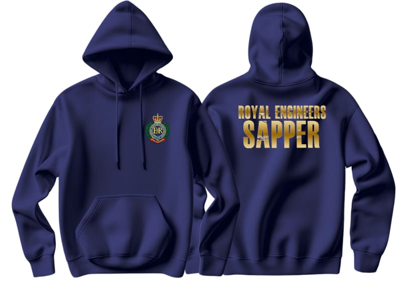 Royal Engineers Sapper Double Side Printed Hoodie